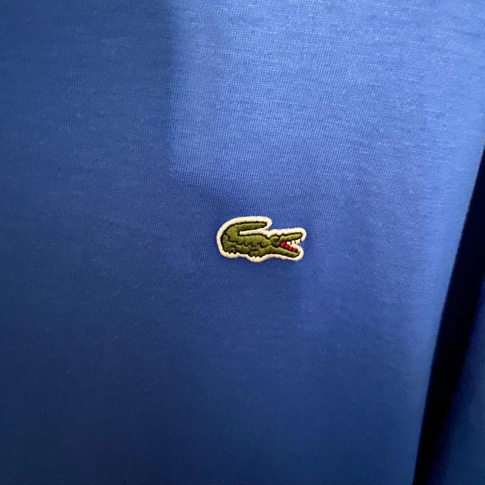 Lacoste Men's Royal Blue Short Sleeve Tee - Picture 2 of 3